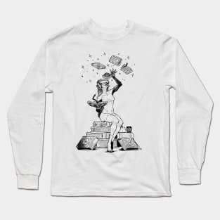 Cyborg Magician Girl Long Sleeve T-Shirt